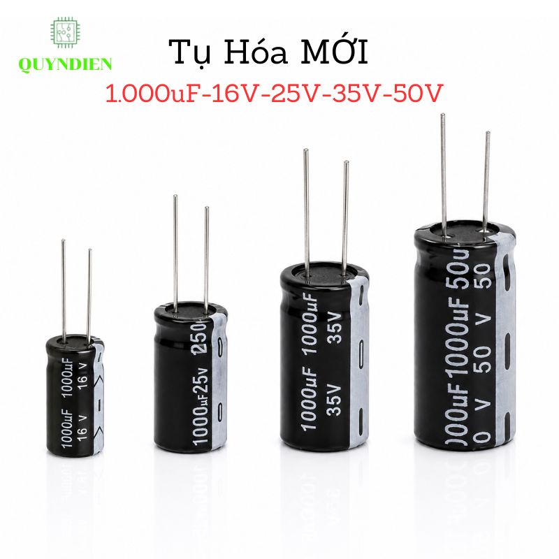 Tụ Hóa 1000uF 16V 25V 35V 50V