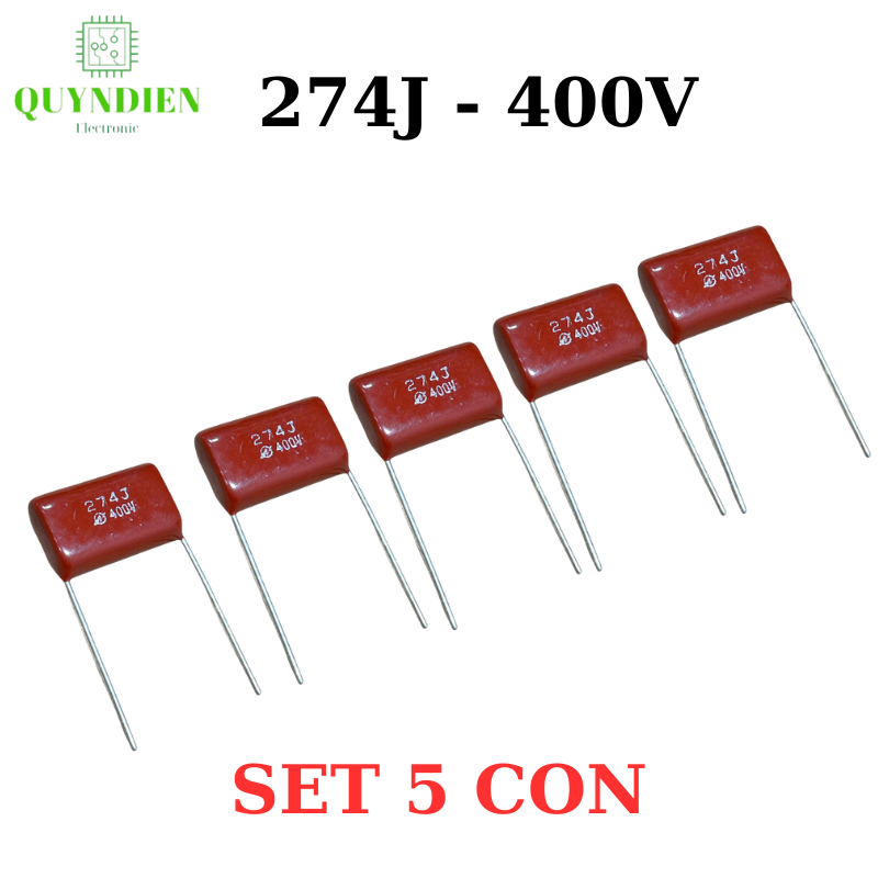 Tụ Kẹo nâu 274j-400v 0.27uf