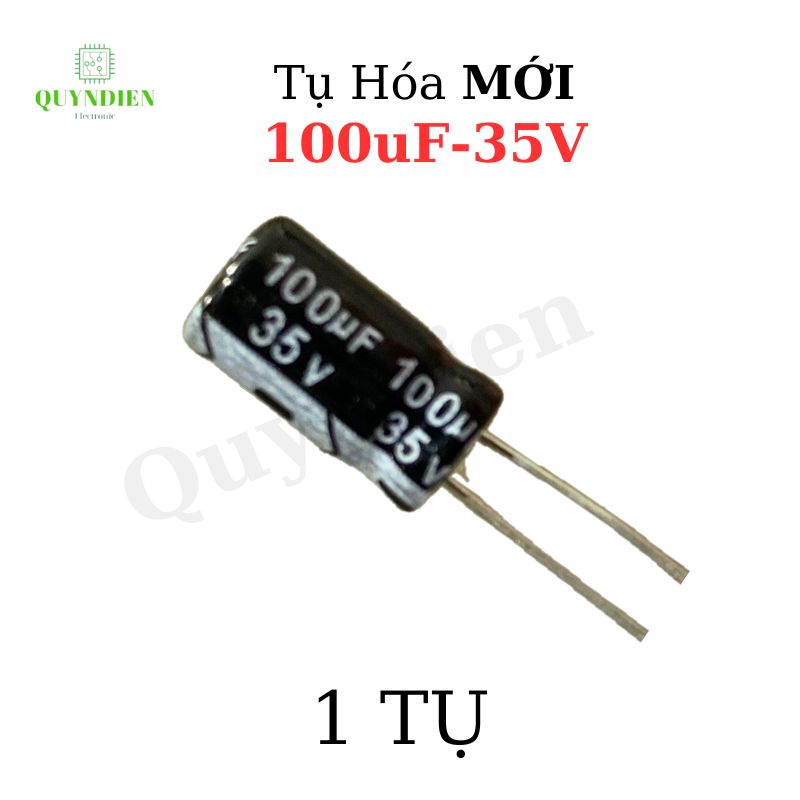 Tụ Hóa 100uf - 35V Màu ngẫu nhiên
