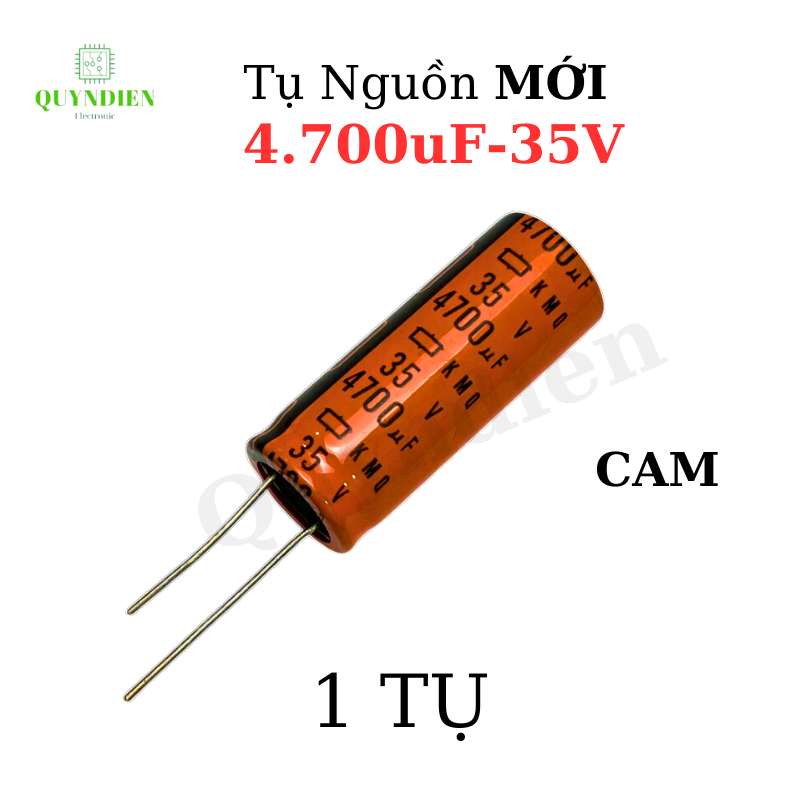 Tụ Hóa Lọc Nguồn 4700uF/35V Màu CAM