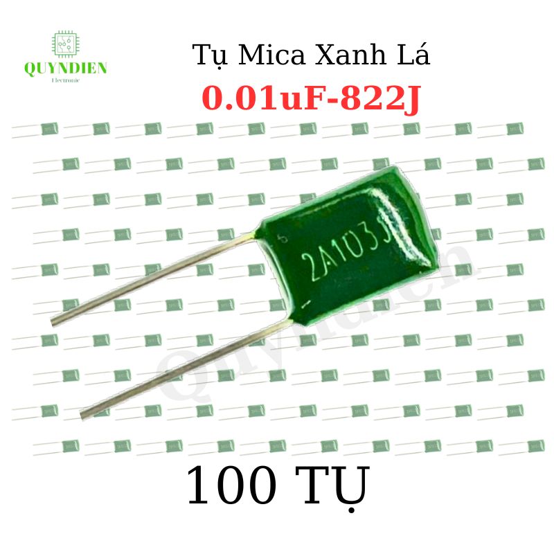 Tụ Mica Xanh lá 100V-882