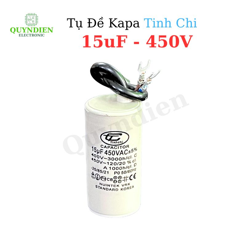 Tụ Đề Máy Bơm Tinh Chi 15uF 450V