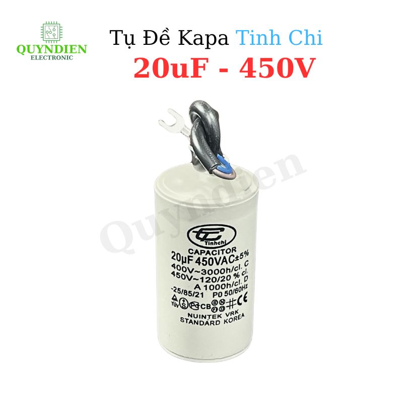 Tụ Đề Máy Bơm Tinh Chi 20uF 450V