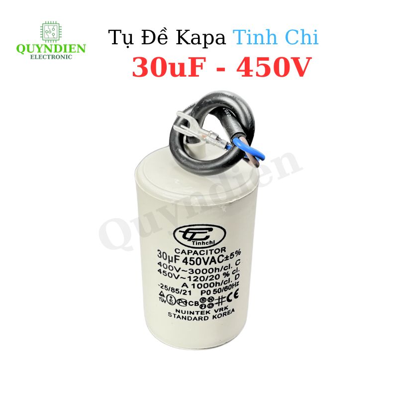 Tụ Đề Máy Bơm Tinh Chi 30uF 450V