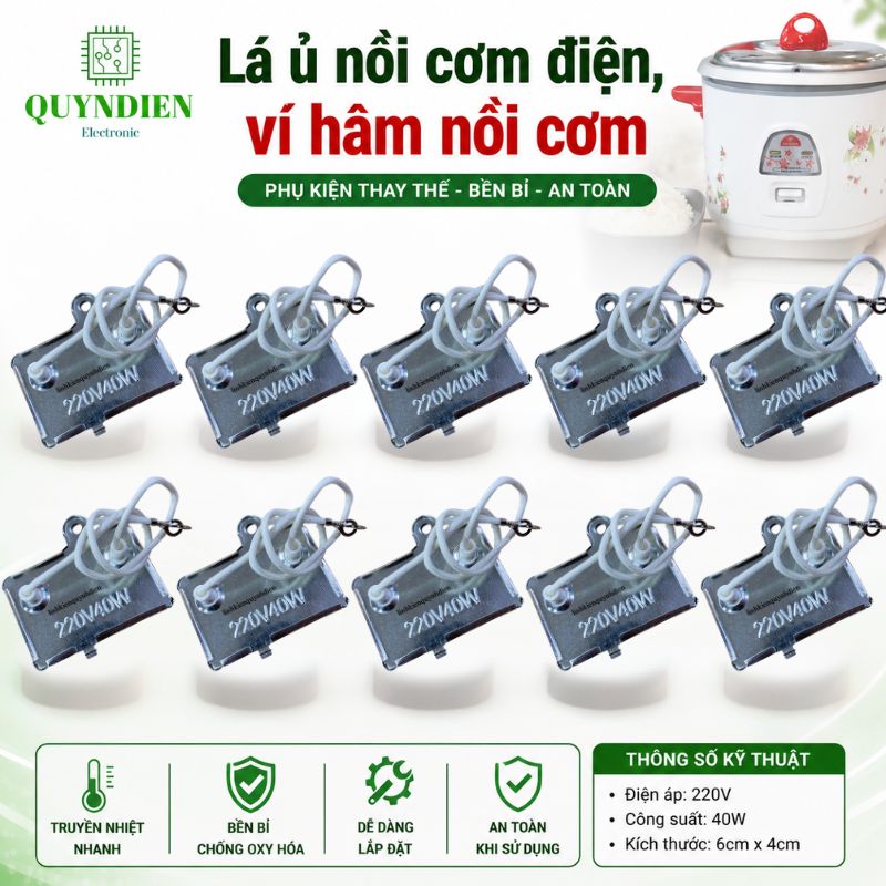 Vĩ hâm - Lá ủ nồi cơm điện 220v 40w