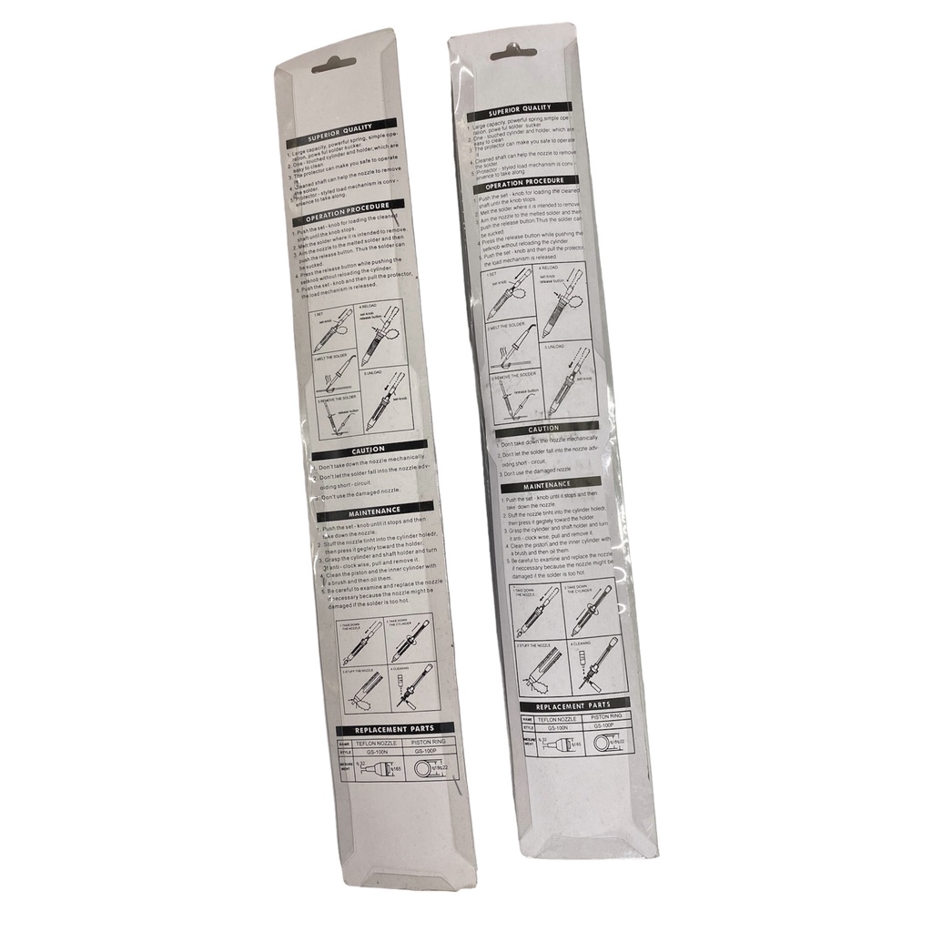Ống Hút Thiếc, hút chì Loại To Dài 33Cm