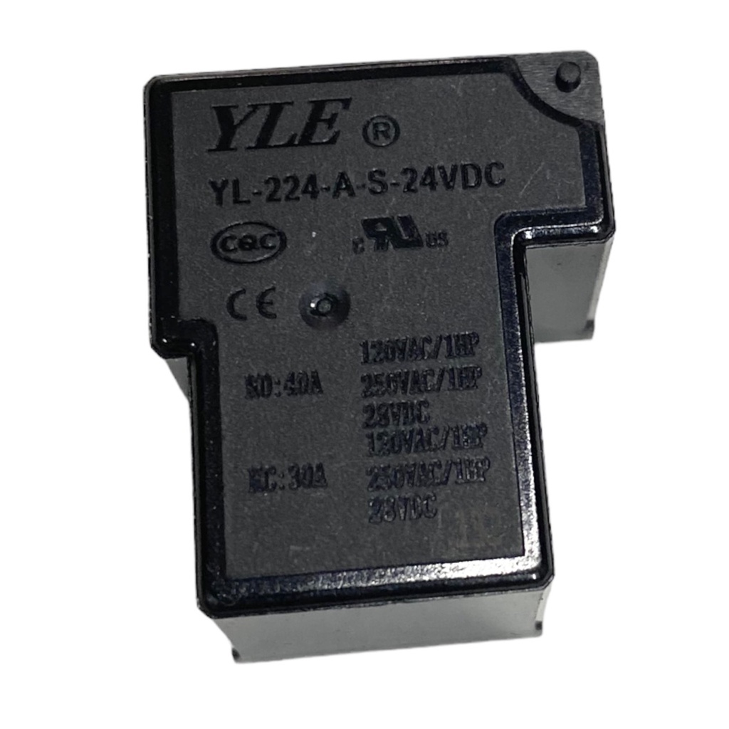 Relay rơ le 5 chân 12v-24v 30A đen - xanh