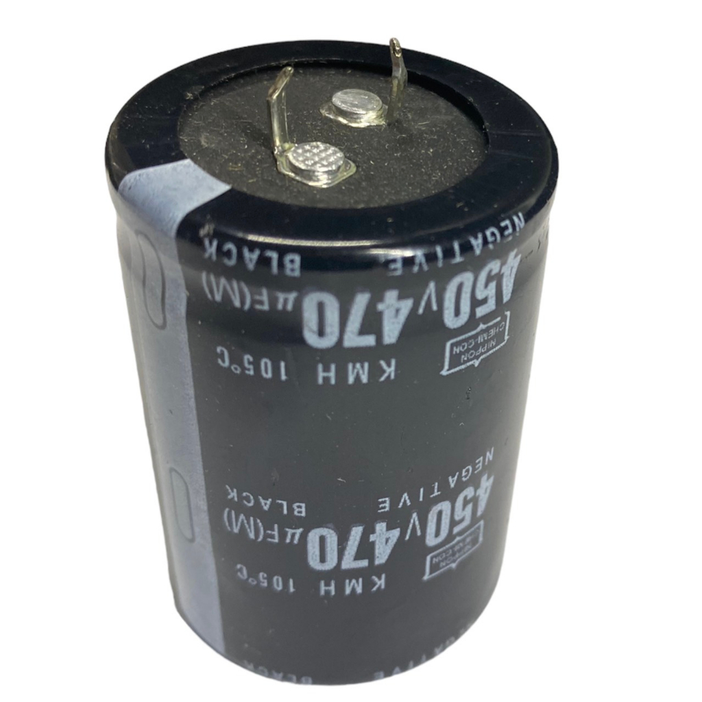 Tụ lộc nguồn 470uF 450V DC mới  màu ĐEN (35×50mm)