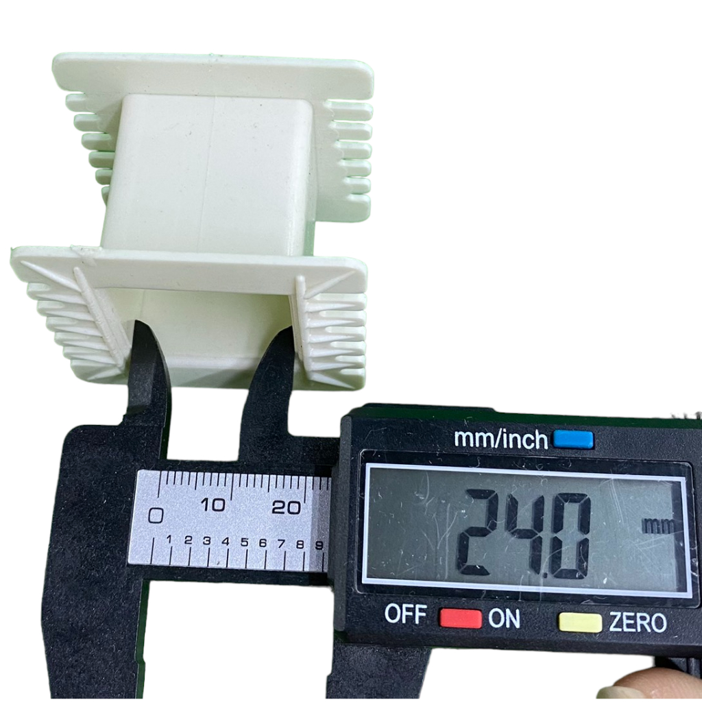 Khuôn nhựa quấn biến áp Fe silic 22x25mm