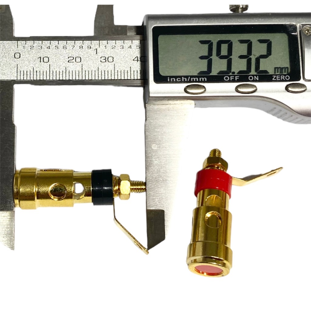 Trạm Loa Nhấn Vàng Loại Lớn 39mm Đỏ/Đen