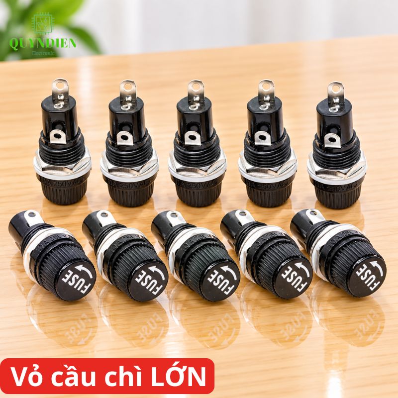Đế Vỏ Cầu Chì Ống 5.5x30mm FUSE Loại Lớn