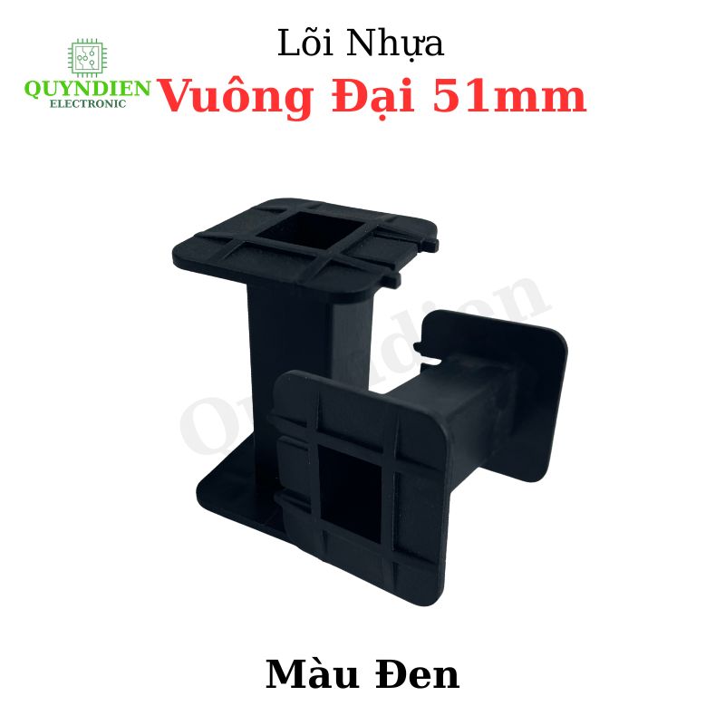 Lõi Khuôn Nhựa Vuông Dài Đại 51mm Màu Đen