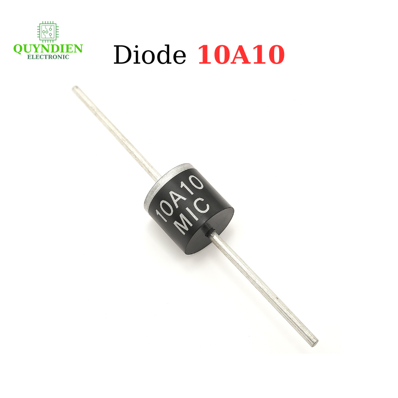 Diode 10A10 Chỉnh Lưu 1000V 10A - Túi 5 cái