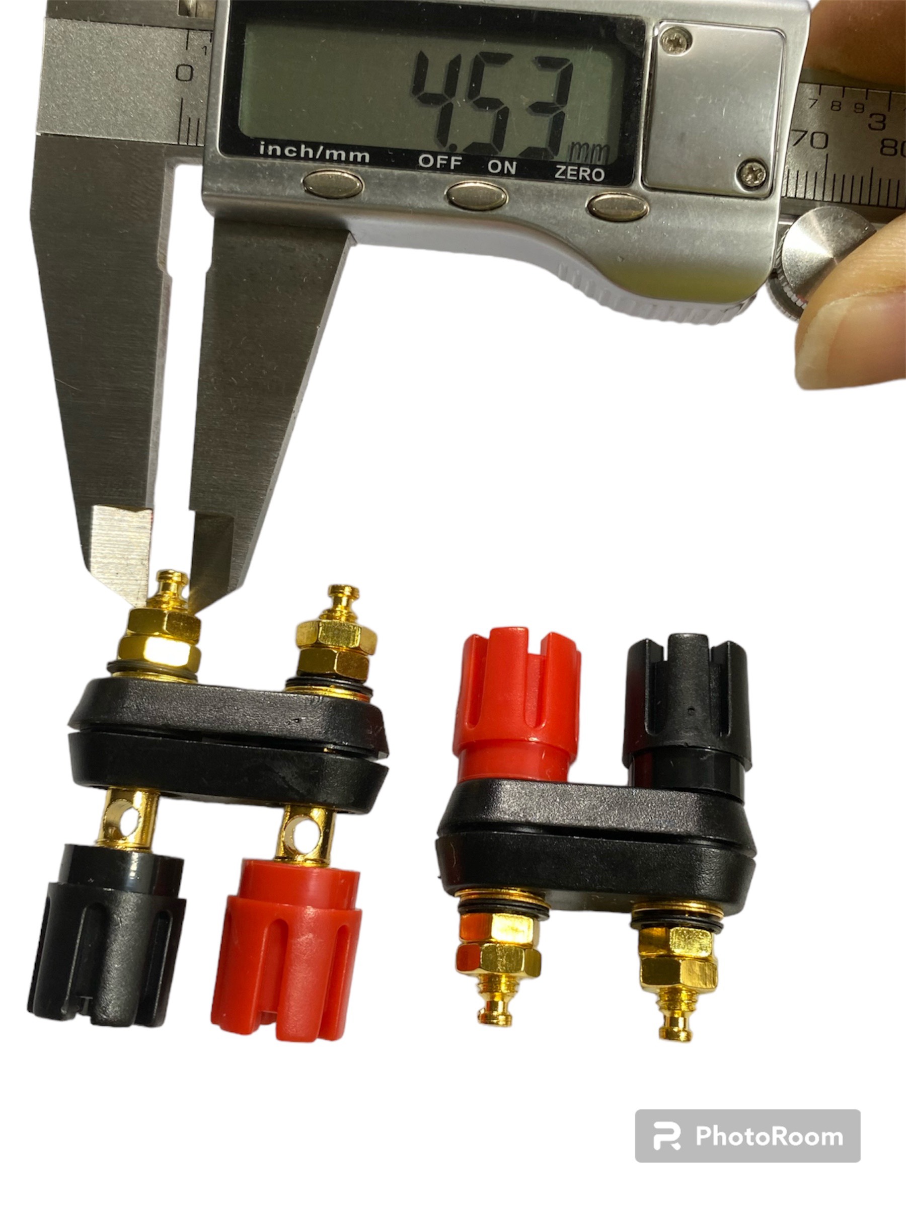 Trạm loa jack bắp chuối, trạm main Ampli, cọc loa đôi M5 chân ngắn