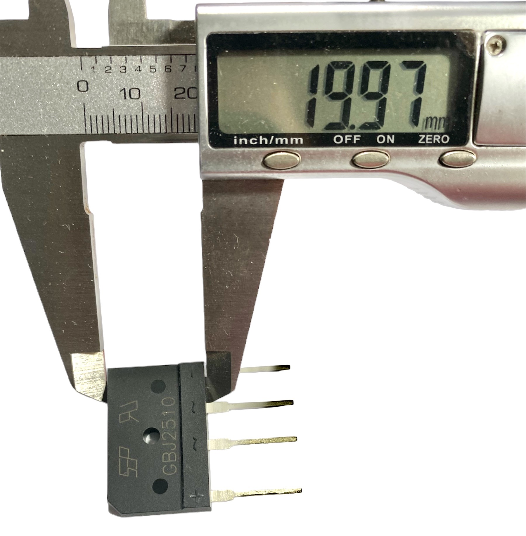 Diode Cầu 25A  1000V  GBJ 2510 Dẹp NEW