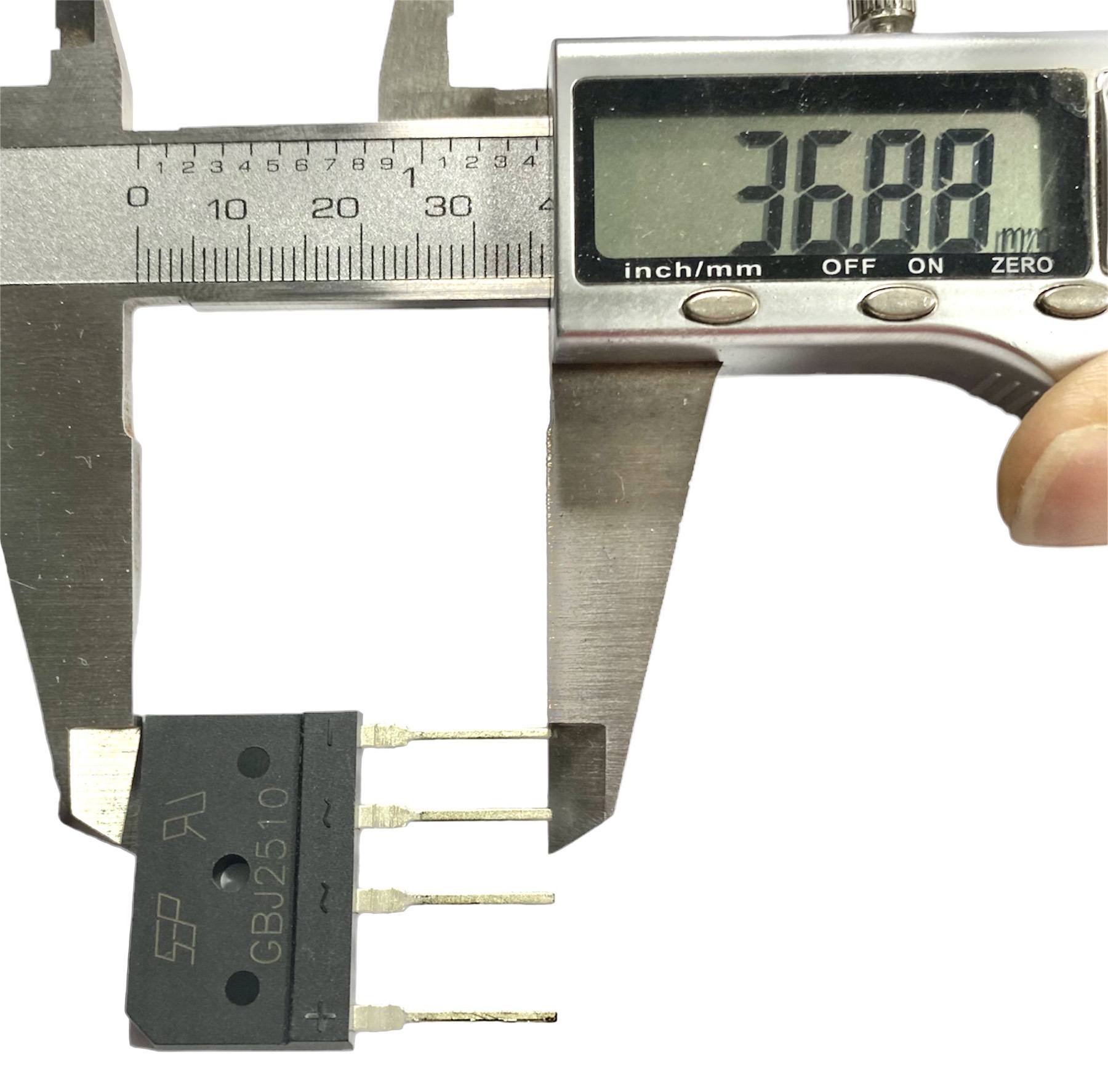 Diode Cầu 25A  1000V  GBJ 2510 Dẹp NEW