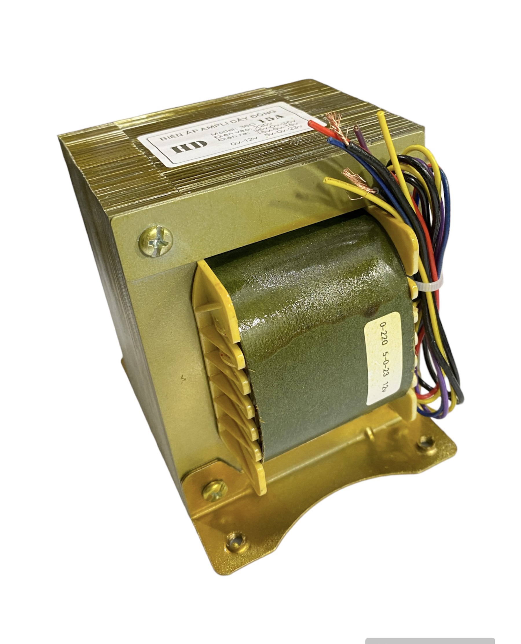Biến áp Ampli 15A 35V đôi 100% Dây đồng