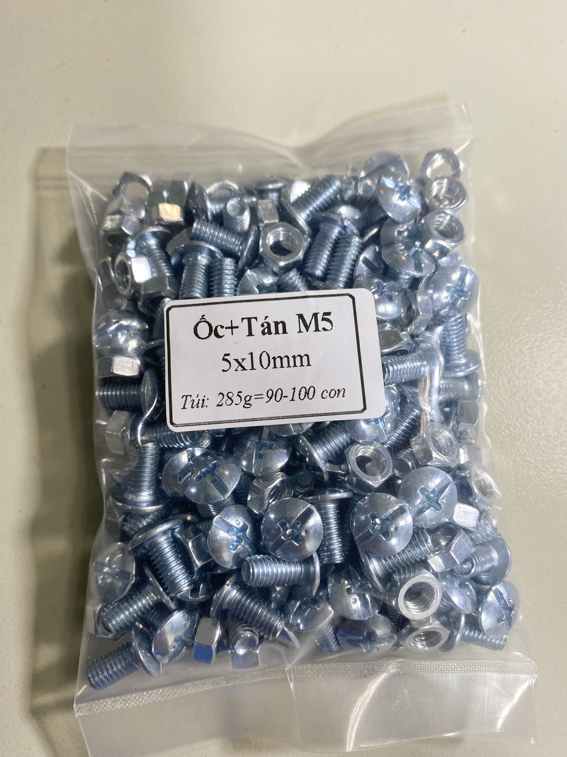 Ốc vít đầu Dù REN mịn M5 - 5mm dài 1cm