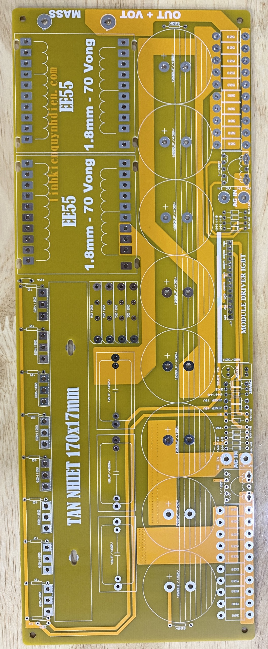 COMBO PCB Nguồn INVERTER 92 fet nhỏ+ Mạch Băm 8 IGBT Auto Nguồn Nước + Bo Lái FET KA3525 + Bo Lái IGBT MCU 4 Chế Độ