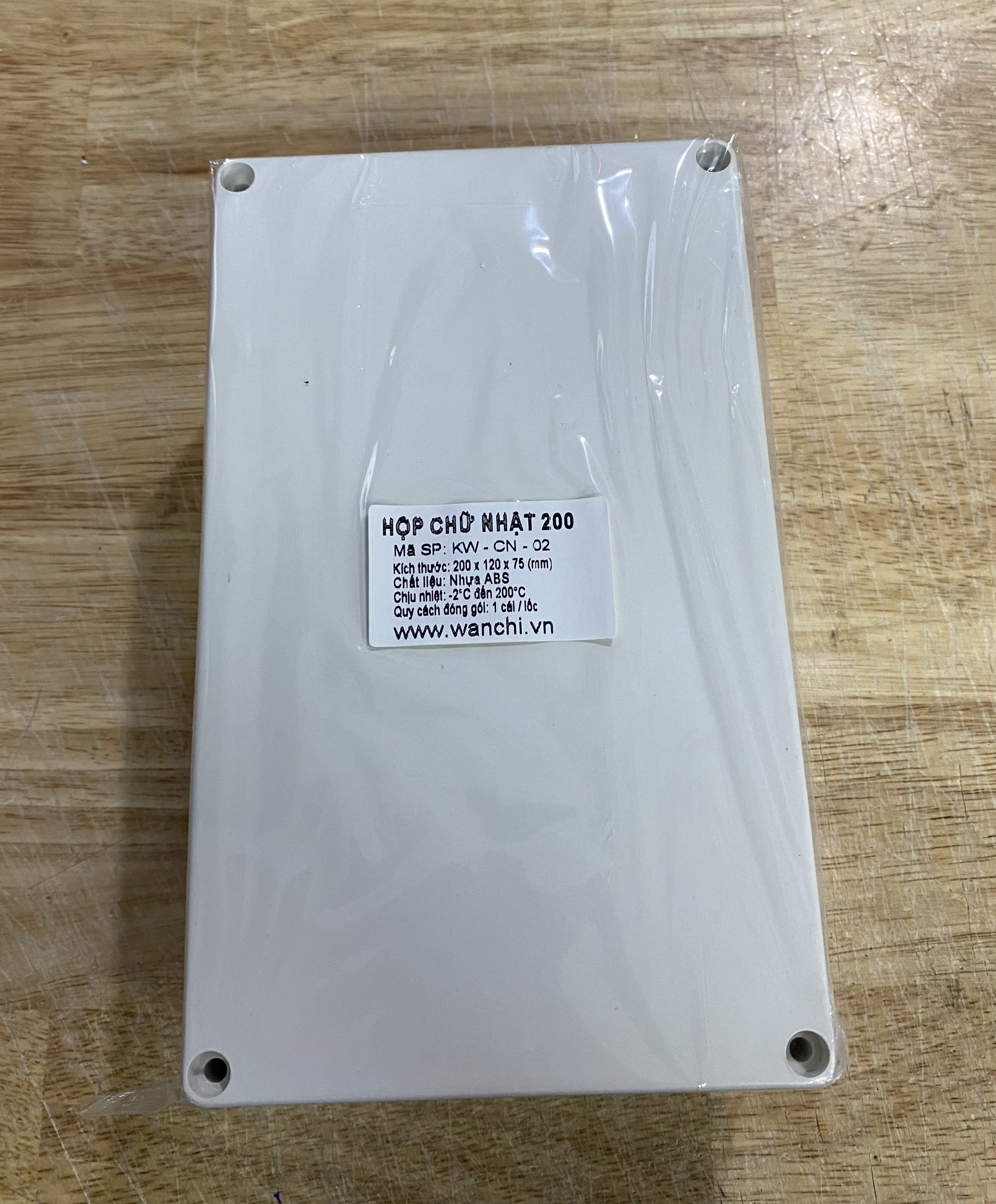 Hộp nhựa ABS 200x120x75mm WANCHI