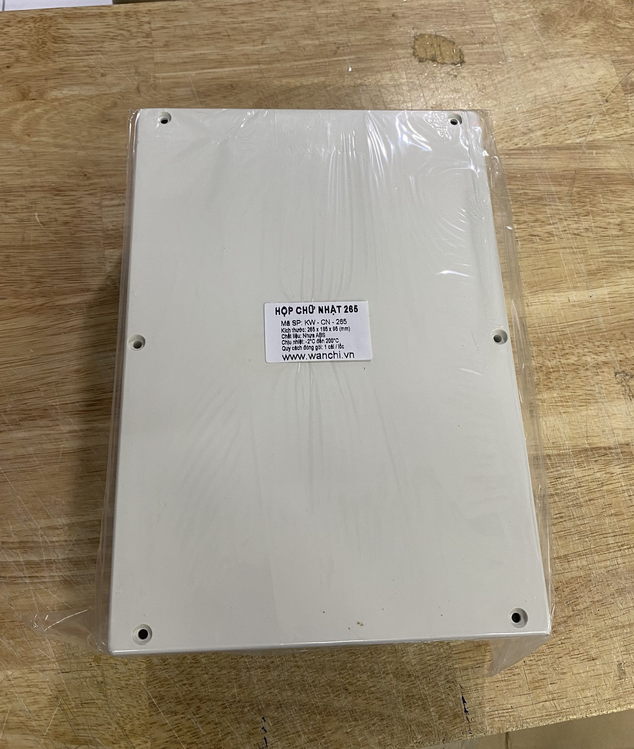 Hộp nhựa ABS 265x185x95mm WANCHI