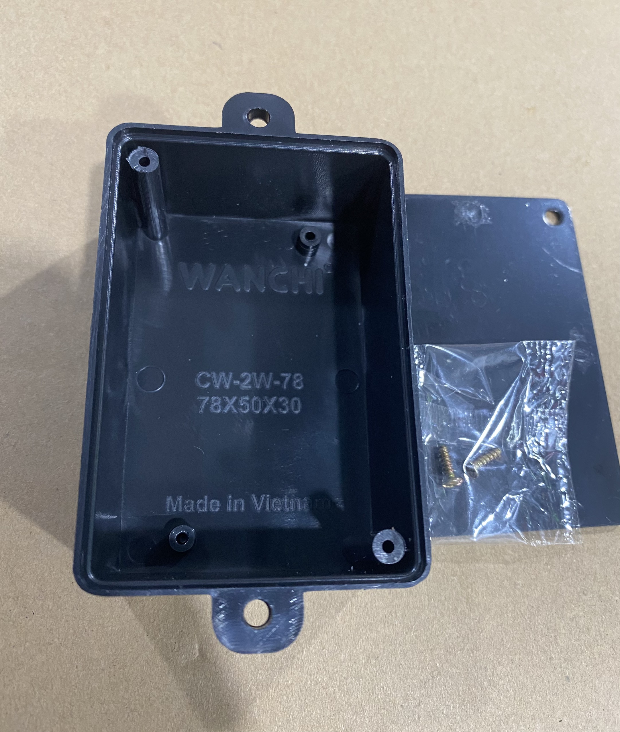 Hộp nhựa ABS 78x50x30mm WANCHI