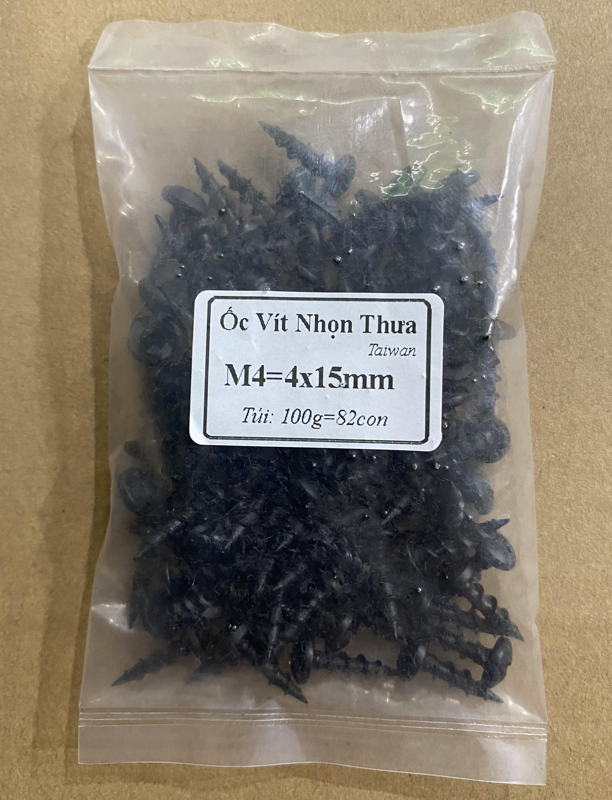 Ốc vít nhọn bắt thùng loa REN xoắn thưa TAIWAN M4