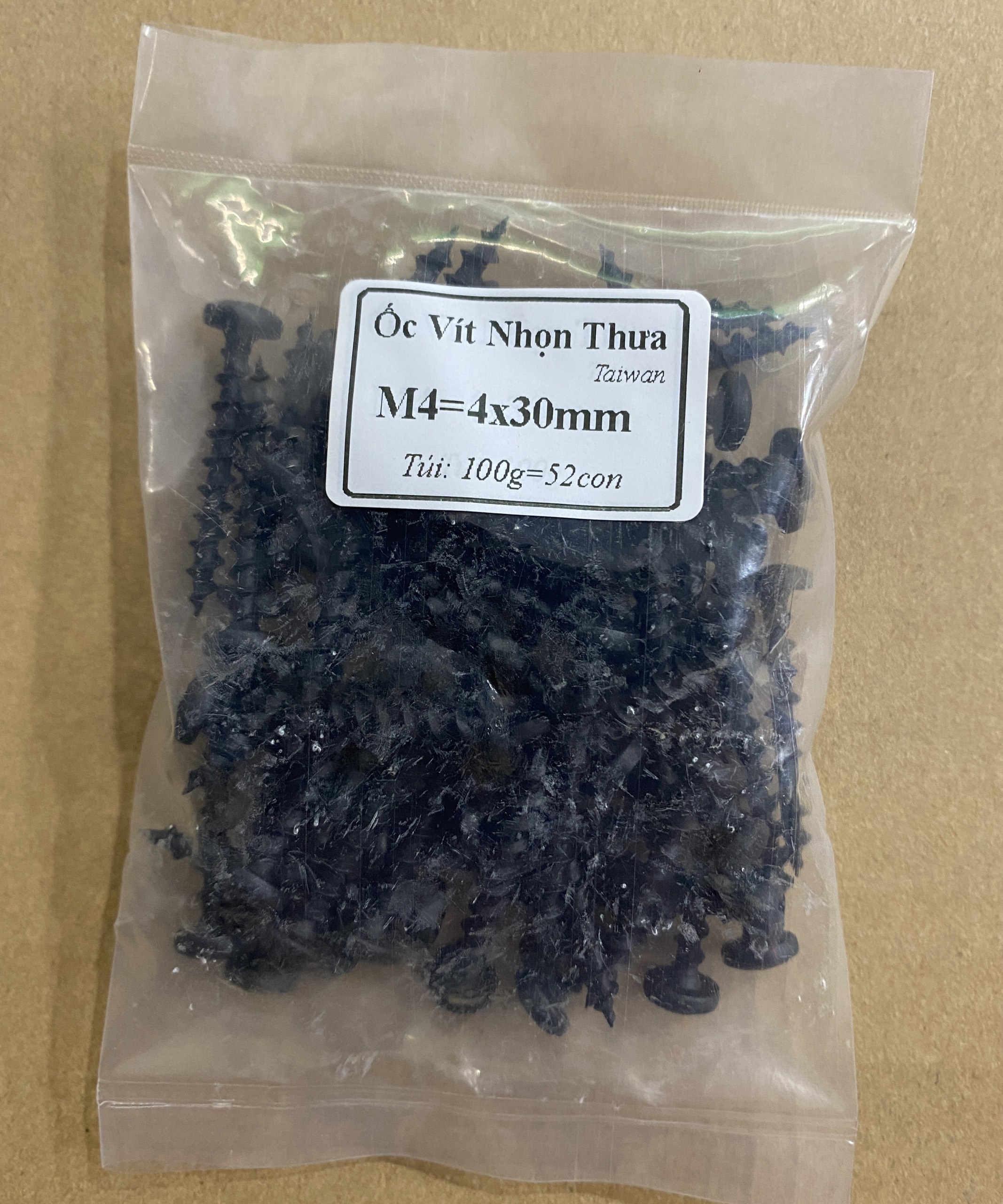 Ốc vít nhọn bắt thùng loa REN xoắn thưa TAIWAN M4