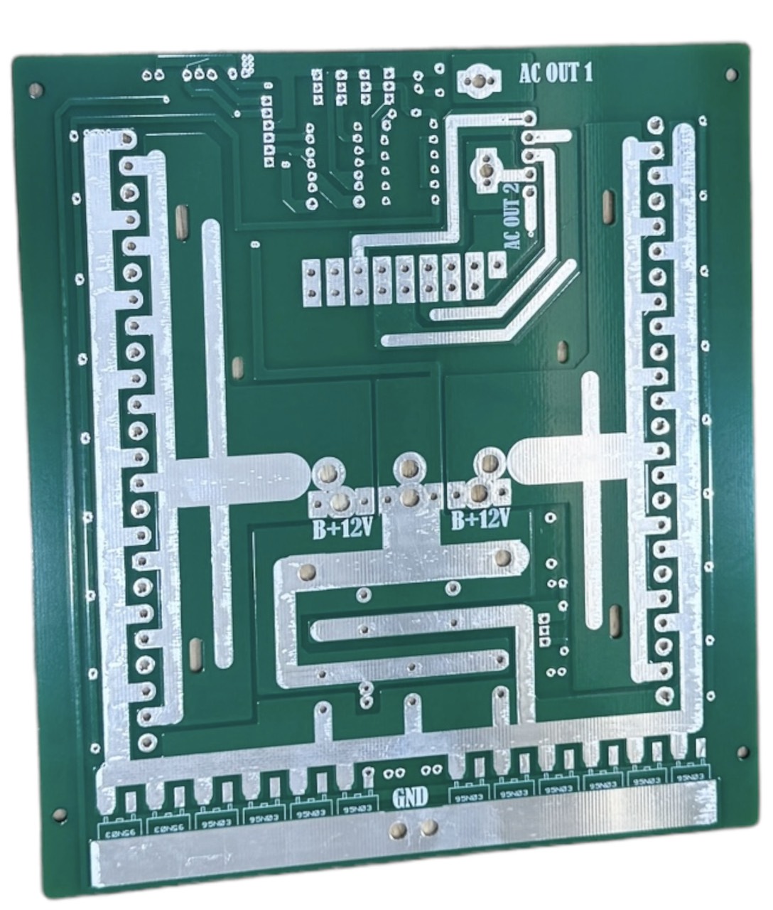 PCB Mạch Nguồn 16 FET Lớn E65/E70 Nằm – PCB 2 Lớp Phíp Sợi Thủy Tinh, Kèm Bo Dao Động KA3525