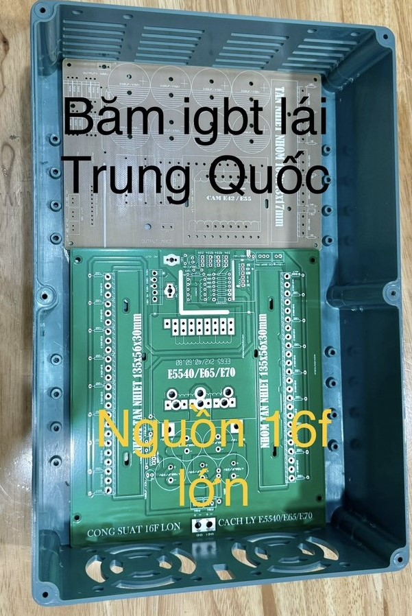 Hộp nhựa khoan sẵn VY ANH 300x200x95mm Xanh Nắp Trong