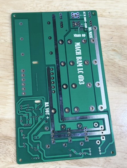 PCB băm LC db3 rời 4 SCR (165x100mm)