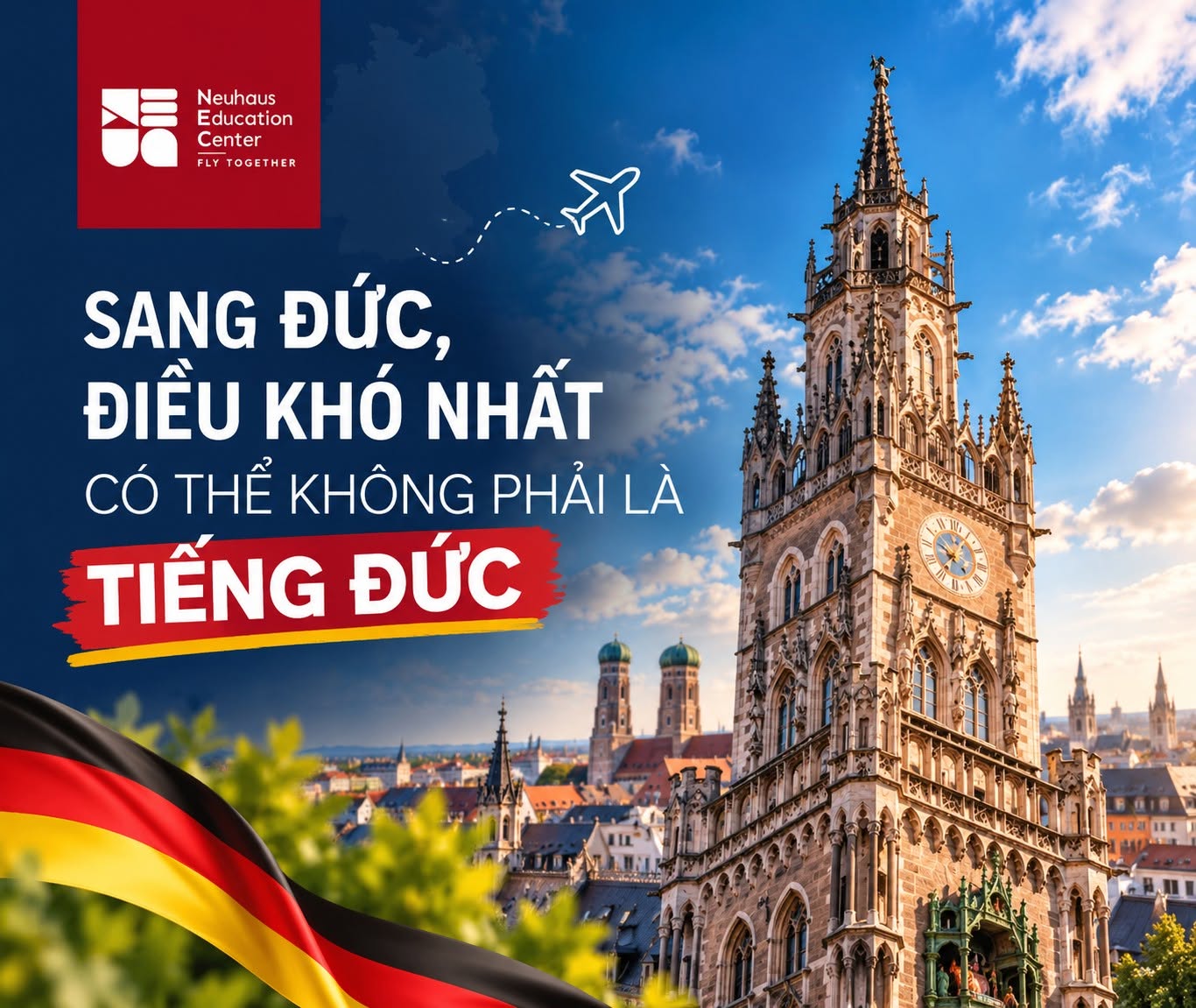 Sang Đức, điều khó nhất có thể không phải là tiếng Đức