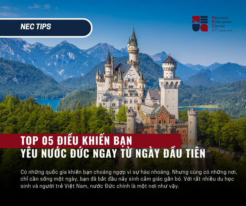 TOP 5 ĐIỀU LÀM BẠN YÊU NƯỚC ĐỨC NGAY TỪ NGÀY ĐẦU TIÊN