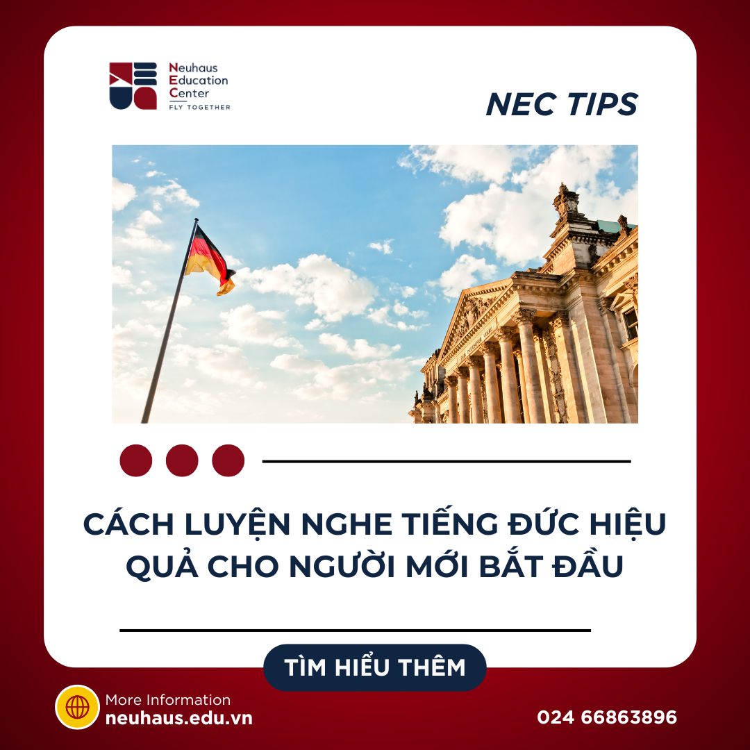 Cách luyện nghe hiểu tiếng Đức hiệu quả cho người mới bắt đầu
