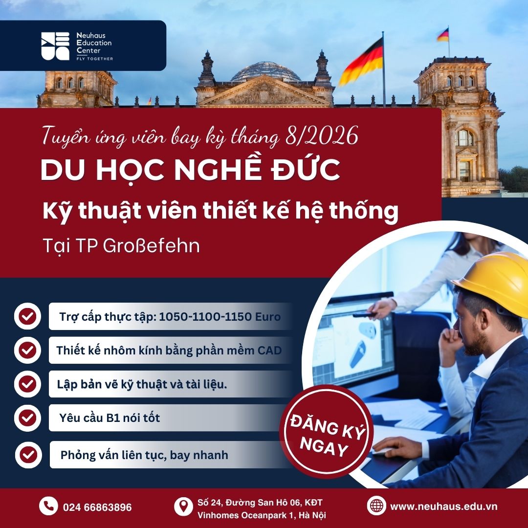 Tổng hợp đơn du học nghề tại TP Großefehn – Lộ trình phát triển nghề nghiệp rõ ràng cho bạn trẻ Việt Nam