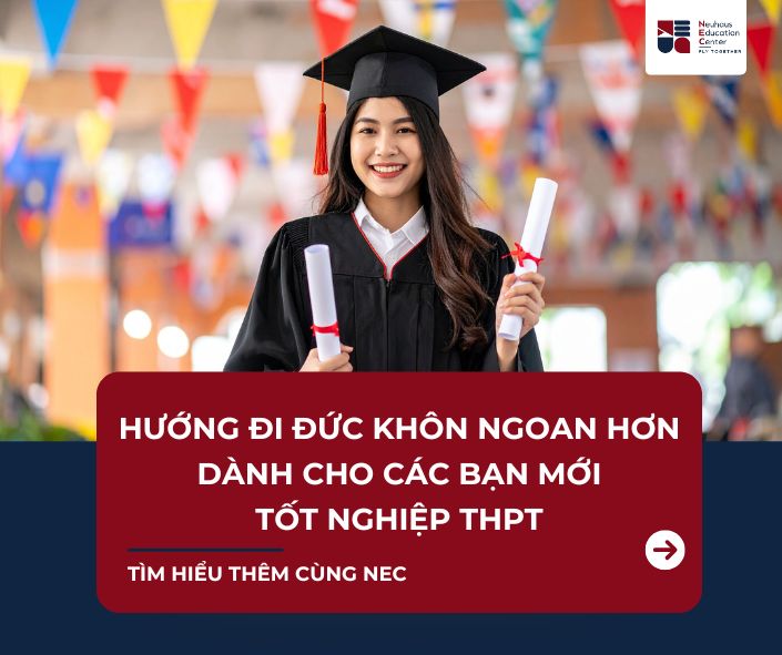 Hướng sang Đức khôn ngoan hơn trong năm 2026 cho các bạn tốt nghiệp THPT