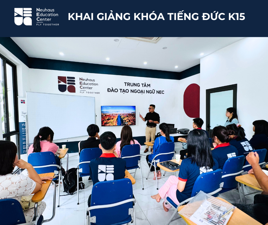 Khai giảng khóa tiếng Đức K15 tại Trung tâm đào tạo ngoại ngữ NEC