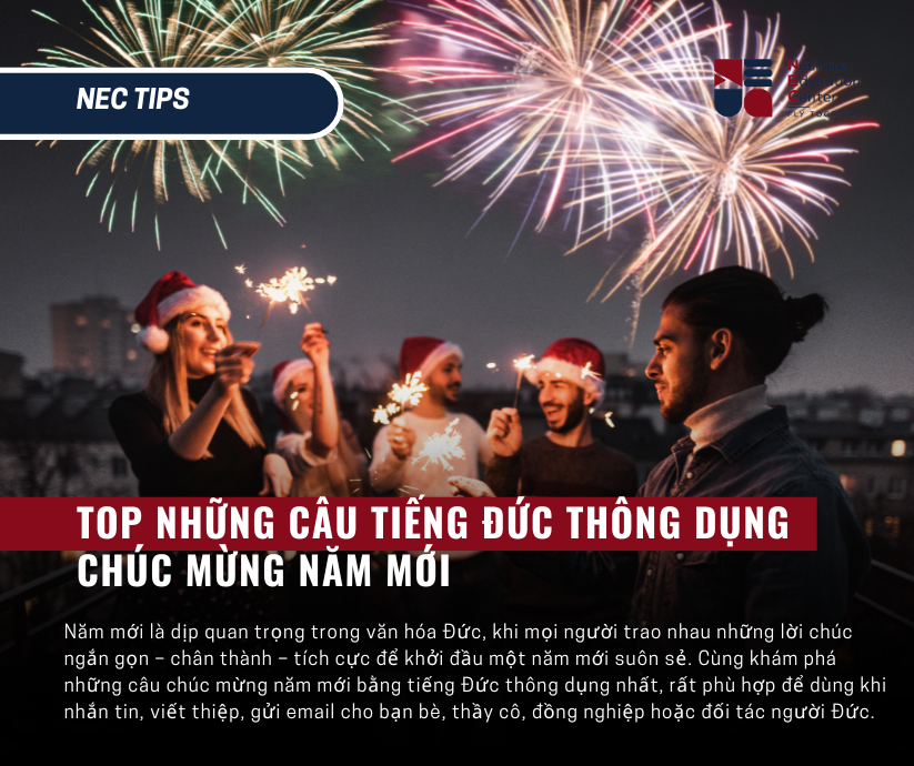 Top những câu chúc mừng năm mới thông dụng trong tiếng Đức