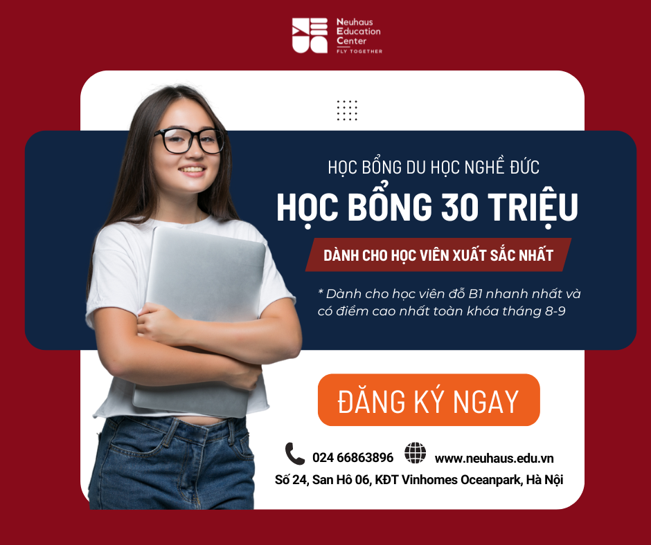 Chương Trình Học Bổng 30 Triệu Đồng Cho Học Viên Xuất Sắc Khóa Tháng 8-9
