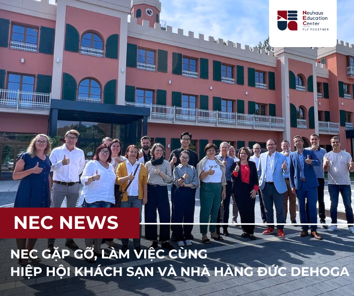 NEC gặp gỡ và làm việc với Hiệp hội nhà hàng khách sạn Đức DEHOGA: Bước tiến mới trong hành trình mang cơ hội làm việc quốc tế cho bạn trẻ Việt Nam