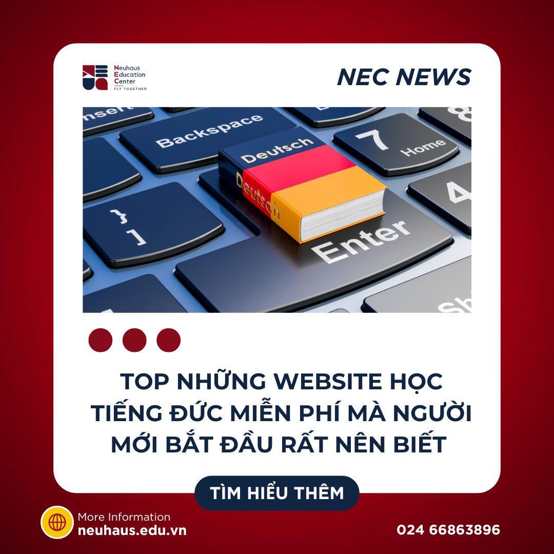 Top website học tiếng Đức online miễn phí cho người mới bắt đầu