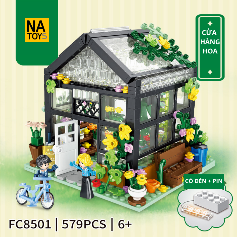 Xếp hình Tiệm Hoa