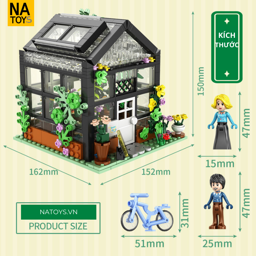 Xếp hình Tiệm Hoa