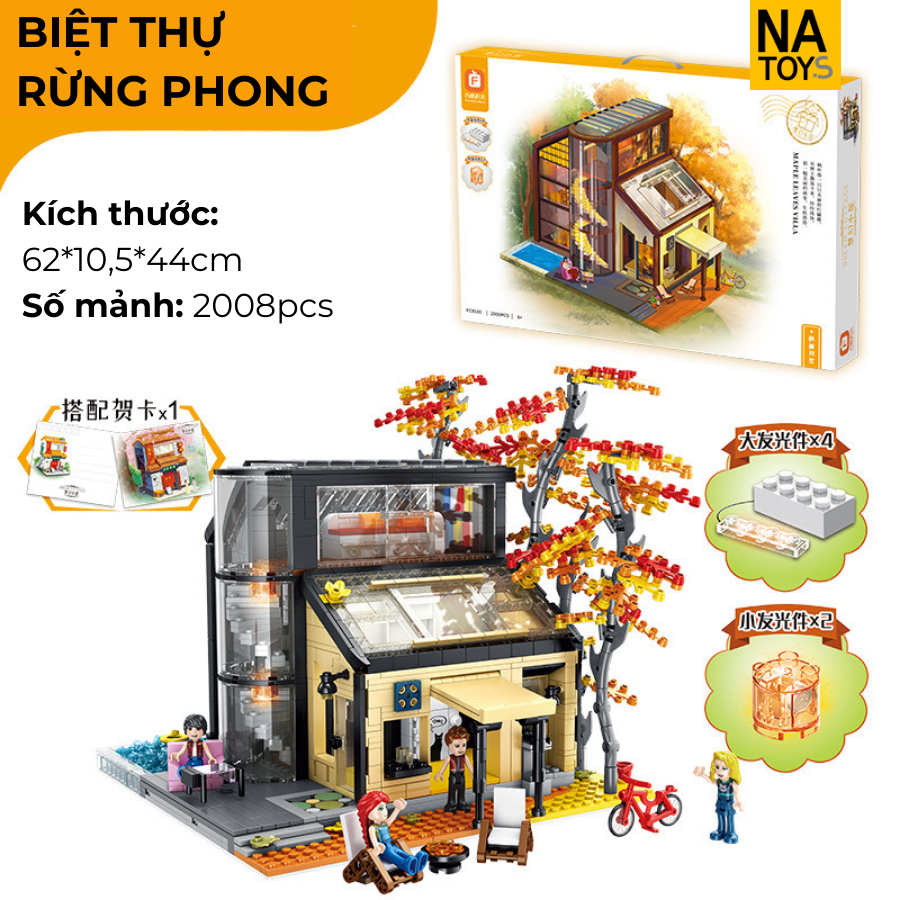 XẾP HÌNH BIỆT THỰ RỪNG PHONG