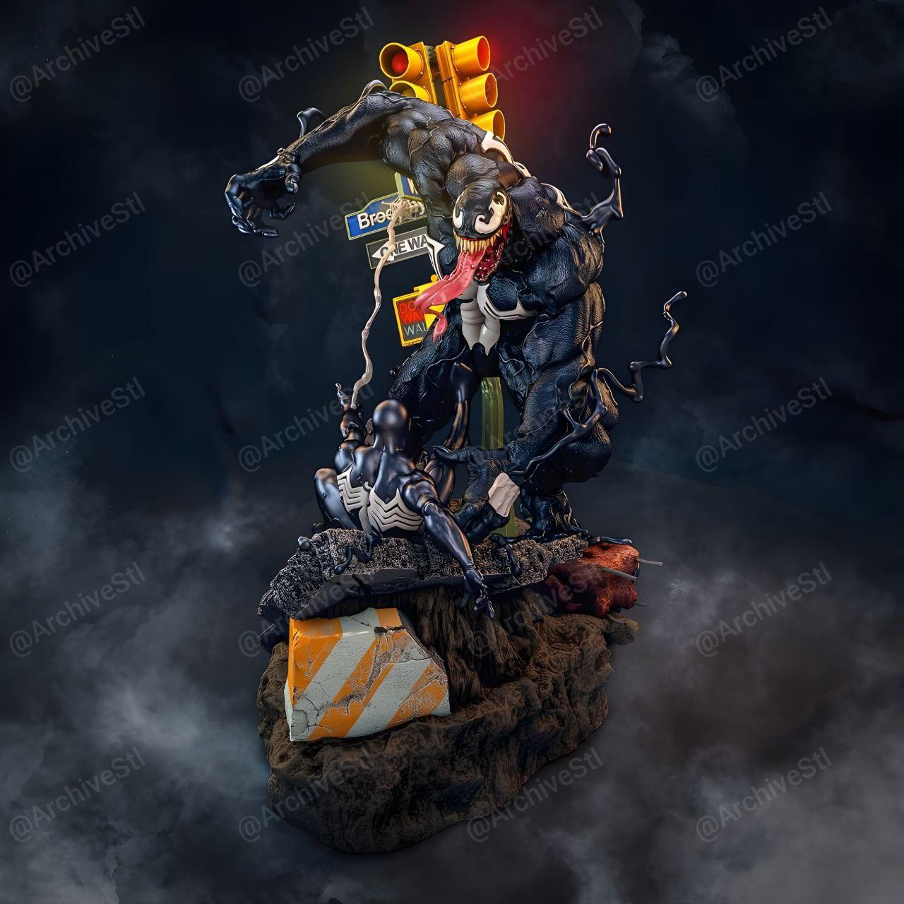 MH3_255- Spiderman Diorama