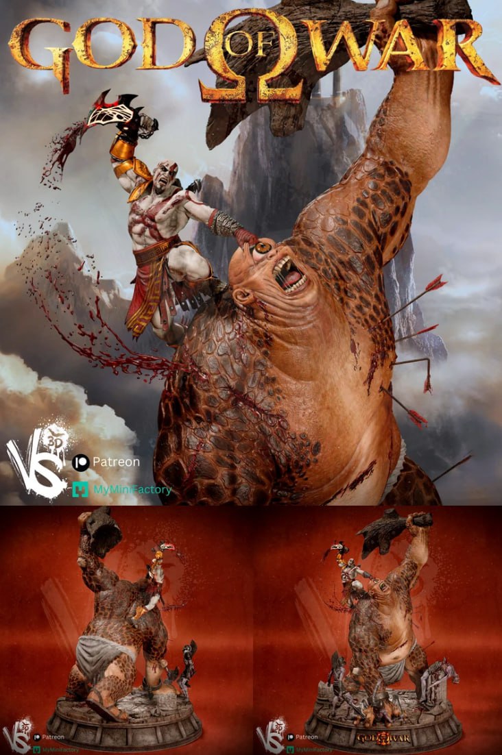 MH3_250- God Of War Diorama