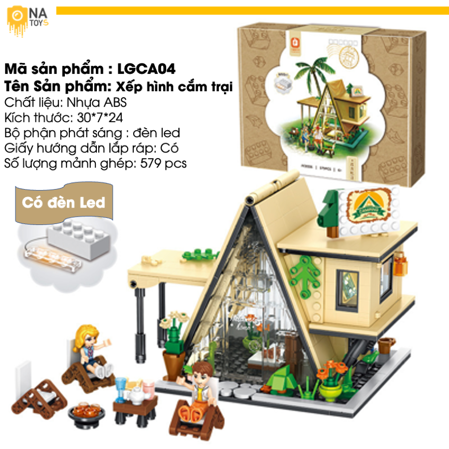 Xếp hình cắm trại