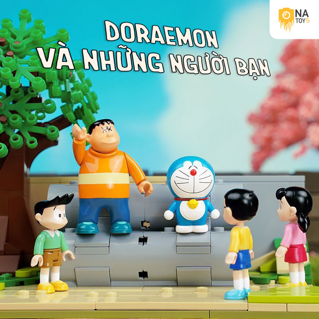 Xếp hình Sân Bóng Trong Doraemon