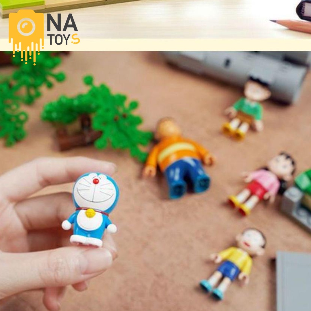 Xếp hình Sân Bóng Trong Doraemon