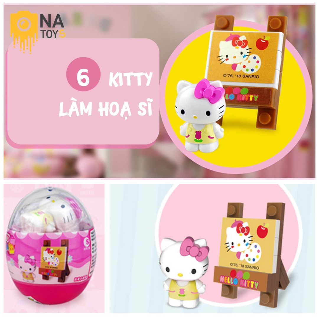 1 Trứng Hello Kitty (1 set 6 Trứng)